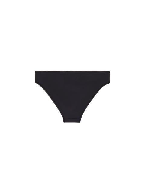 Diesel BRAZILIAN BRIEFS IN NYLON WITH OVAL D DETAIL