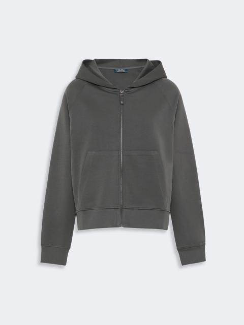 'S Max Mara MAREA Technical cotton jersey sweatshirt - DARK GREY