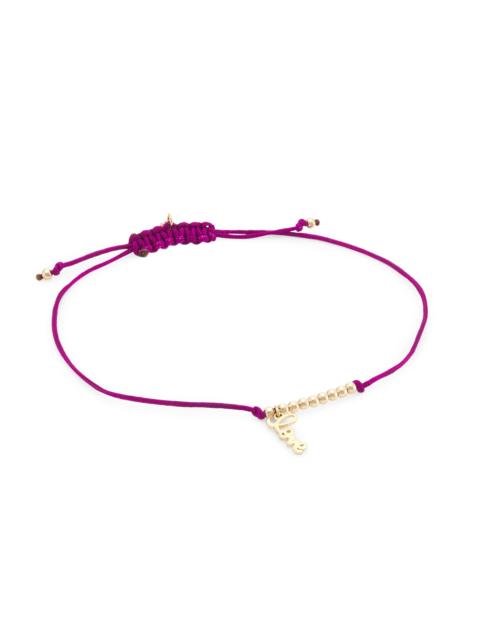 SYDNEY EVAN Women's Pure Love Script On Raspberry Cord