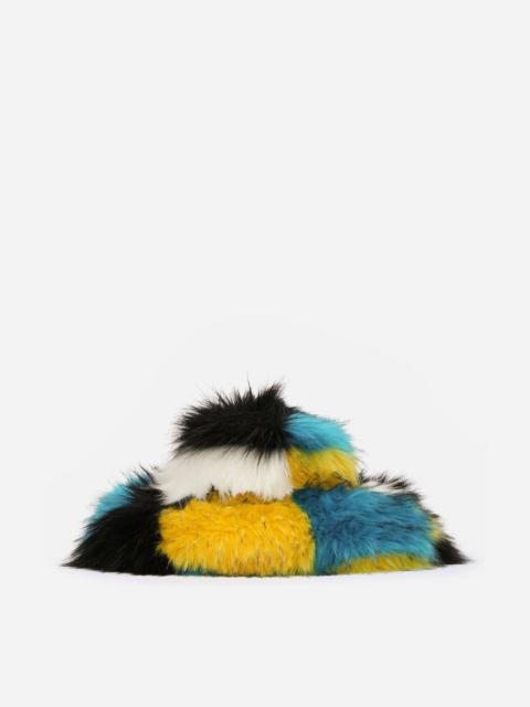 Dolce & Gabbana Faux fur hat