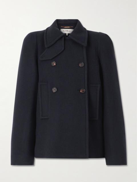 Chloé Double-breasted Wool-blend Coat