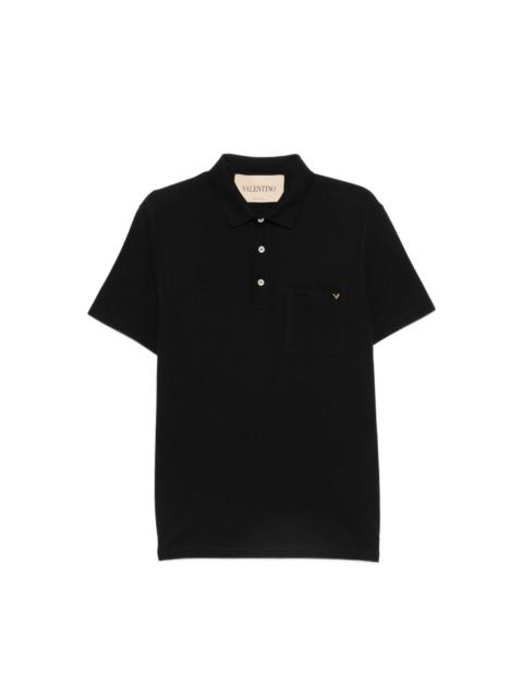 Valentino VGold cotton polo shirt
