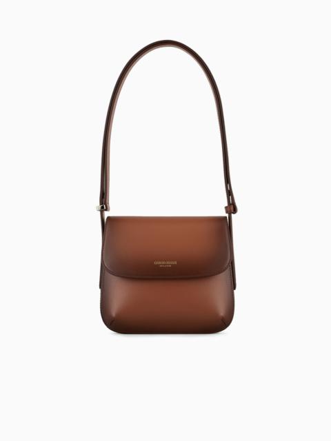 GIORGIO ARMANI GRADIENT PALMELLATO LEATHER LA PRIMA BAG