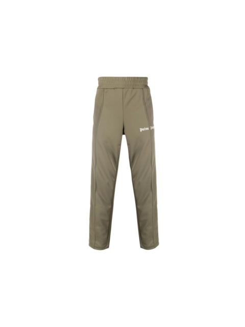 Palm Angels Palm Angels Side Stripe Slim Fit Track Pants Military Off White
