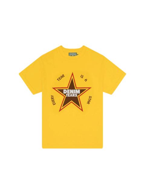 DENIM TEARS Denim Tears Every Tear Is A Star Tee Yellow