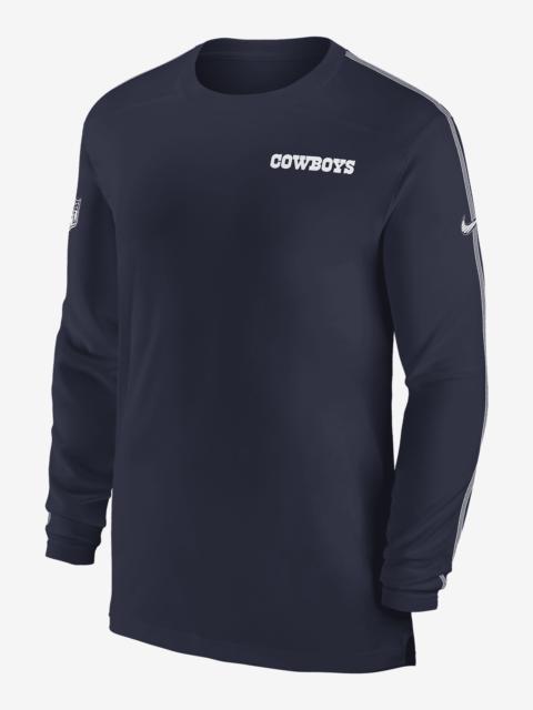Nike Dallas Cowboys Sideline Coach Nike Men's Dri-FIT NFL Long-Sleeve Top