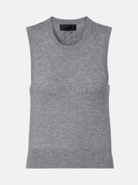 NILI LOTAN May knitted cashmere tank top
