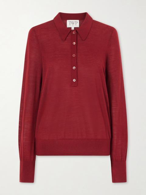 TWP Cashmere Polo Sweater