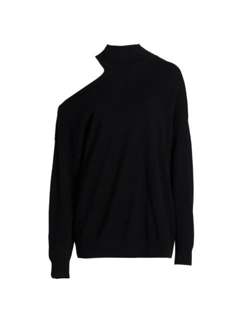 LISA YANG Women's Capsule Alvia Cutout Cashmere Sweater - Black