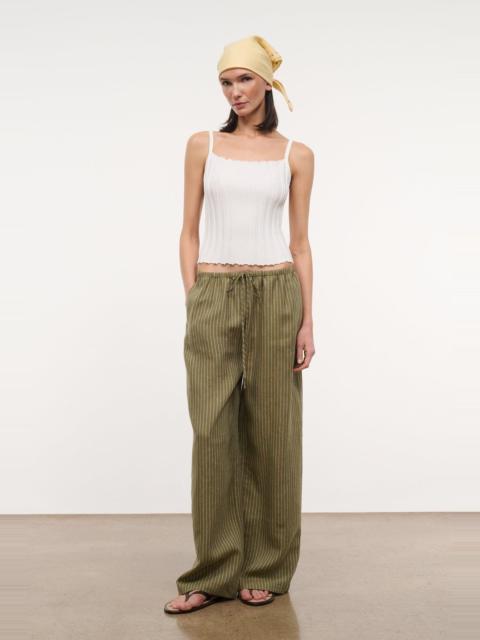 STAUD STAUD MATEO LINEN PANT PORTO STRIPE