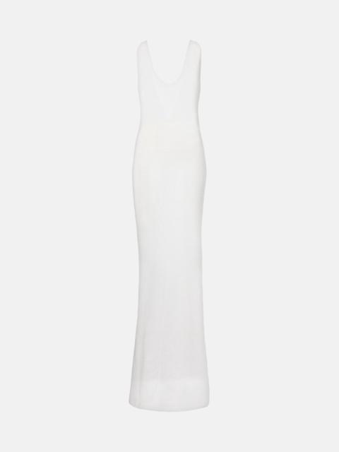 BANANHOT Lamé maxi dress