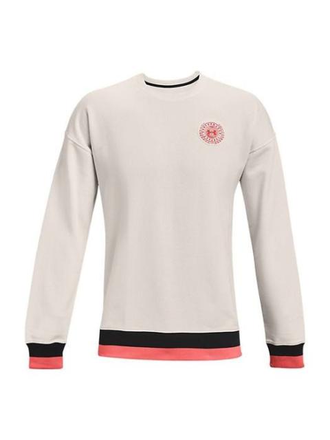 Under Armour Under Armour Rival Fleece AMP Long Sleeve Sweatshirt 'Beige' 1361455-112