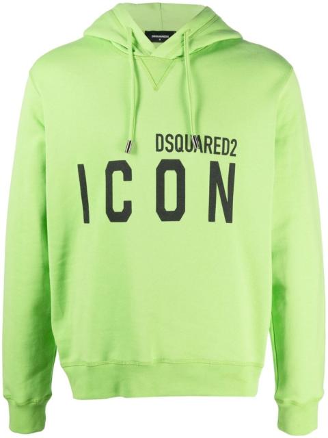 DSQUARED2 Icon-print cotton hoodie