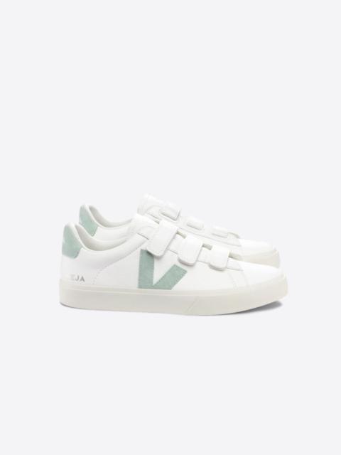 VEJA RECIFE LEATHER WHITE MATCHA