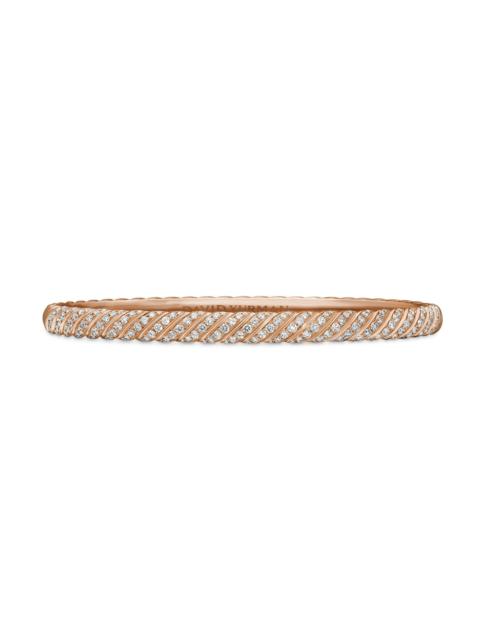 DAVID YURMAN Women's Sculpted Cable Bangle Bracelet in 18K Rose Gold - Rose Gold
