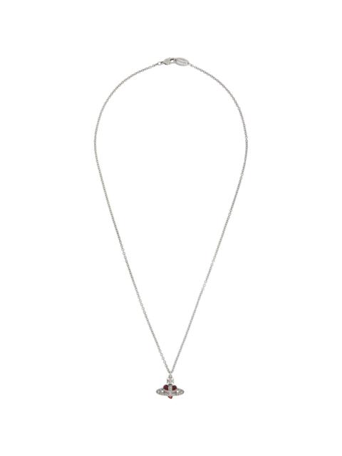 Vivienne Westwood Diamante Heart Pendant Necklace