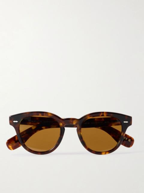 Oliver Peoples Cary Grant round-frame tortoiseshell acetate sunglasses Brown