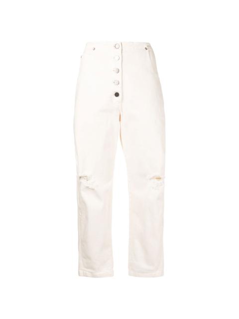 RACHEL COMEY tapered ripped jeans