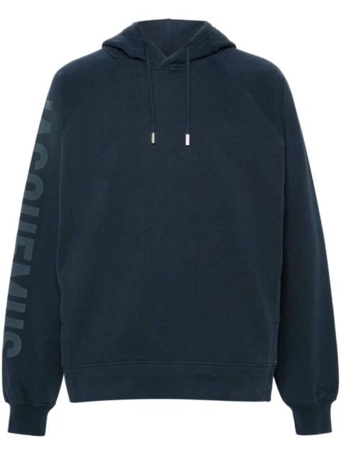 JACQUEMUS Le Hoodie Typo top