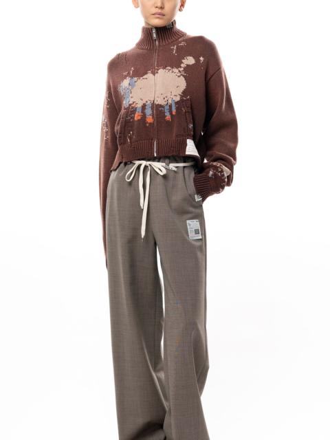 Maison MIHARAYASUHIRO Sheep Jacquard Knit Cardigan