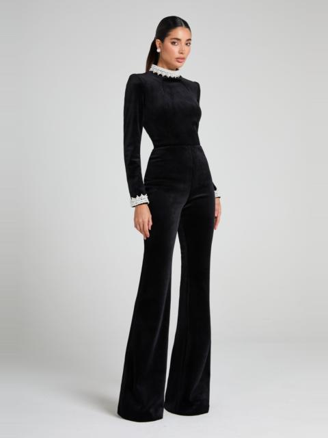 NADINE MERABI Meghan Black Jumpsuit