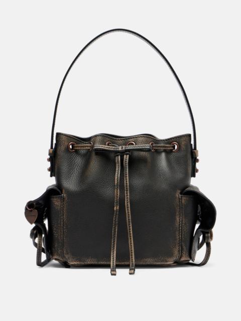 Acne Studios Leather bucket bag