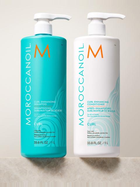 Moroccanoil Curl Enhancing Shampoo & Conditioner Liter Bundle