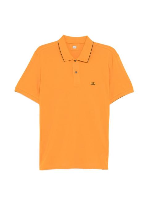 C.P. Company logo-embroidered polo shirt