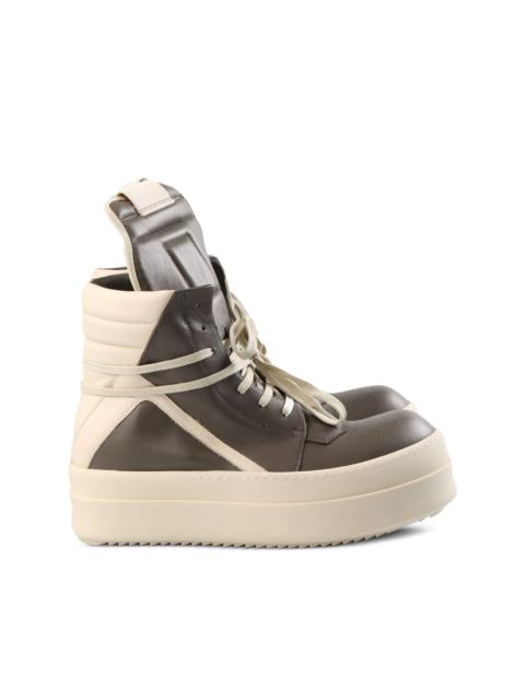 suede hi-top sneakers