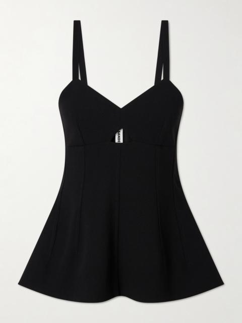 Jil Sander Wool Bustier Top