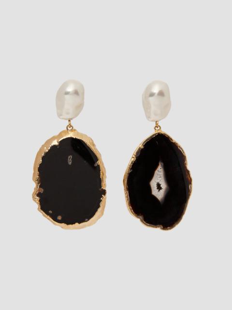 STONE DROP EARRING