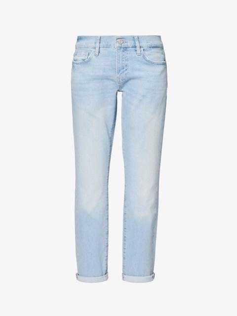 Le Garcon slim-leg mid-rise stretch-denim jeans