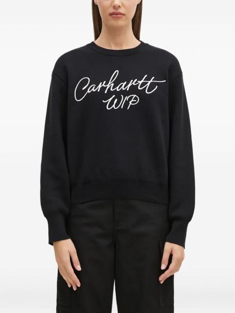 Carhartt logo sweater