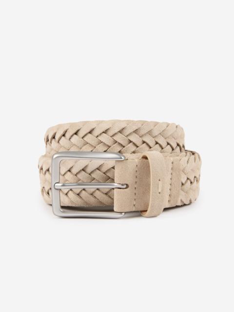 SLOWEAR Braided suede leather belt
