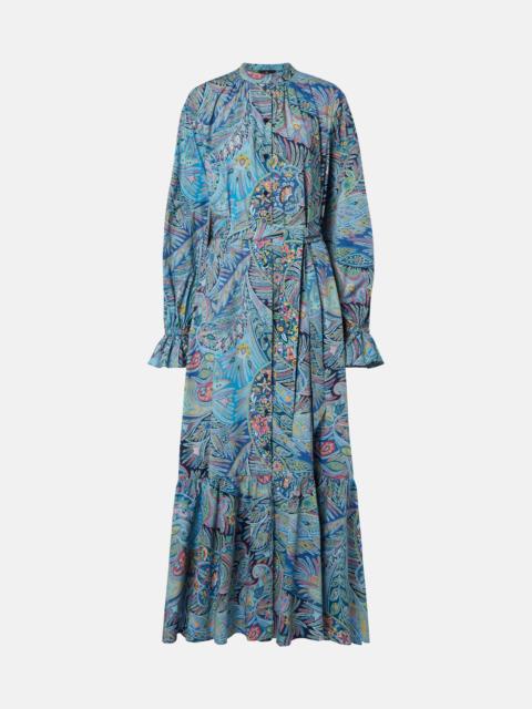 Etro Paisley cotton-blend maxi dress