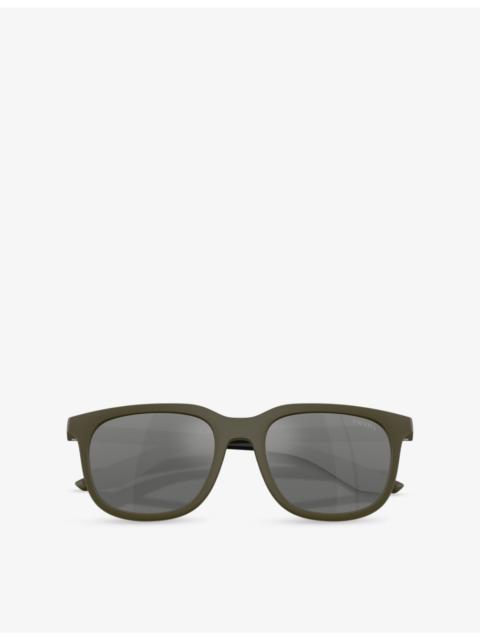 Prada PS B09SU Square-Frame Acetate Sunglasses
