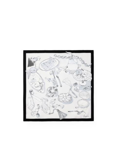 JACQUEMUS The Cocktail large scarf