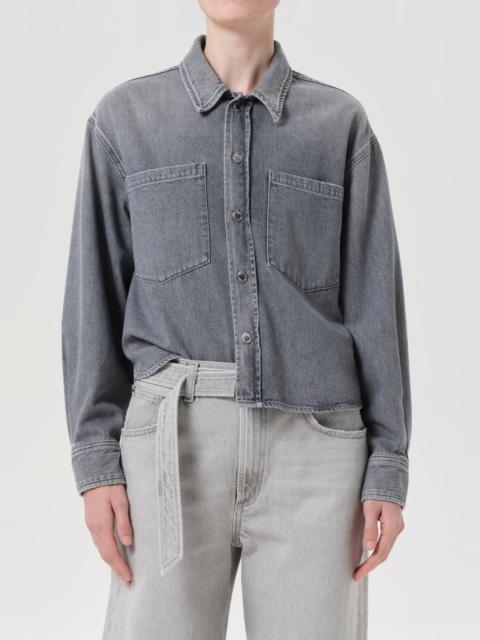 AGOLDE JUNA SHIRT IN HEADLIGHT