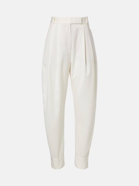 RÓHE Wool-blend barrel-leg pants