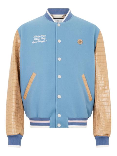 PHILIPP PLEIN blue bomber jacket