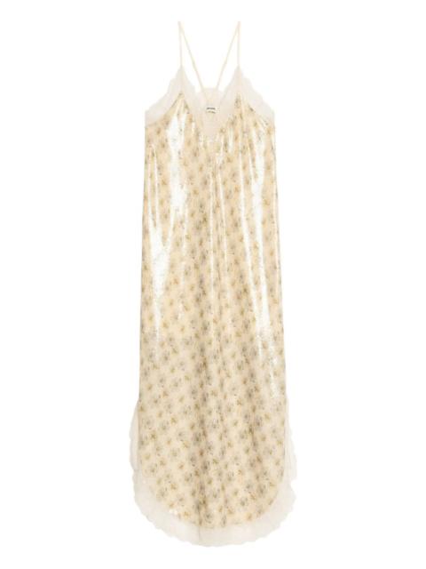 Zadig & Voltaire Ristyl flower midi dress