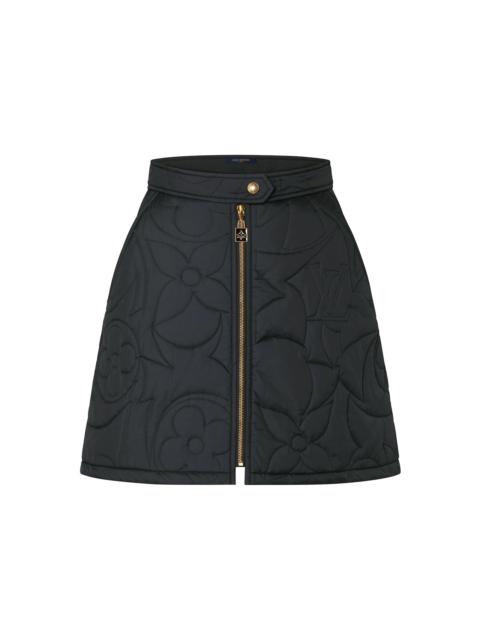 Louis Vuitton Quilted Monogram Mini Skirt