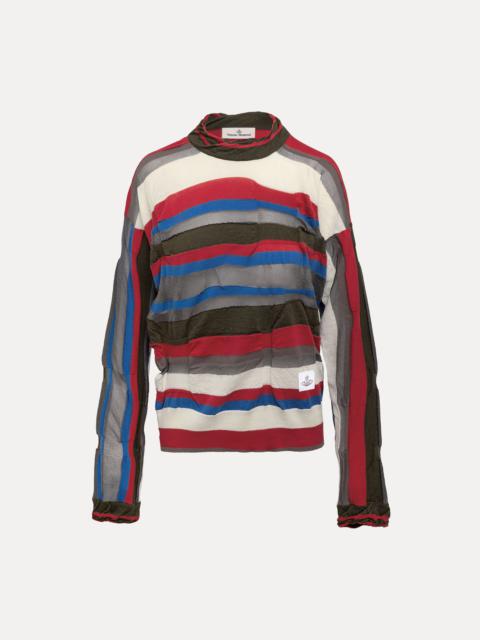 Vivienne Westwood DRUNKEN STRIPED JUMPER