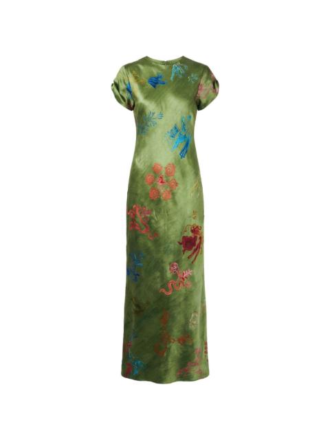 Alejandra Alonso Rojas printed maxi dress
