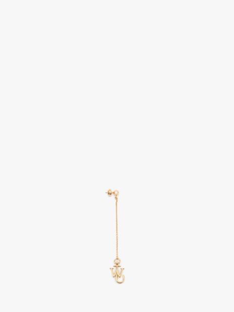 JW Anderson ASYMMETRIC DROP CHAIN ANCHOR EARRINGS