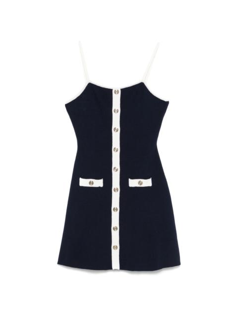 maje ribbed knit midi dress