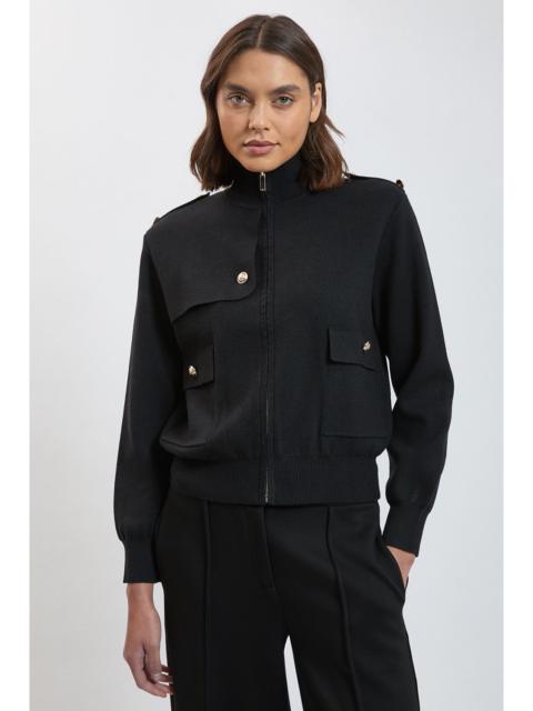 KAREN MILLEN Milano Military Knitted Jacket