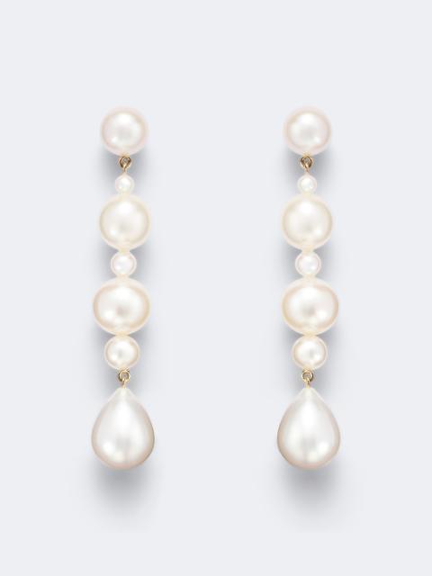 SOPHIE BILLE BRAHE Amis de Lucia 14kt gold drop earrings with pearls