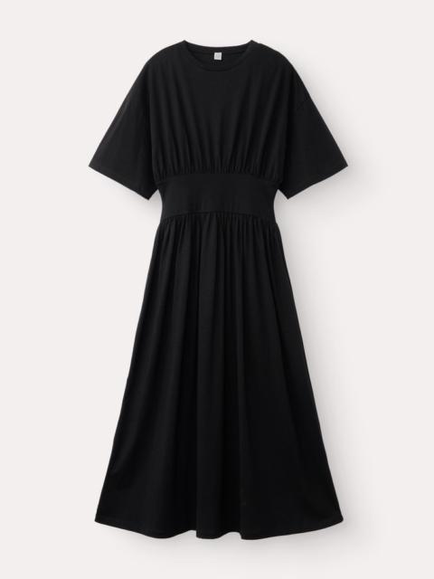TOTEME Cotton tee dress black