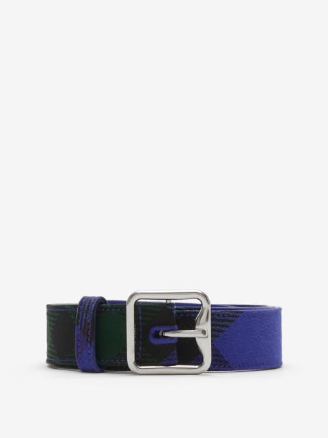 Burberry Check B Buckle Belt